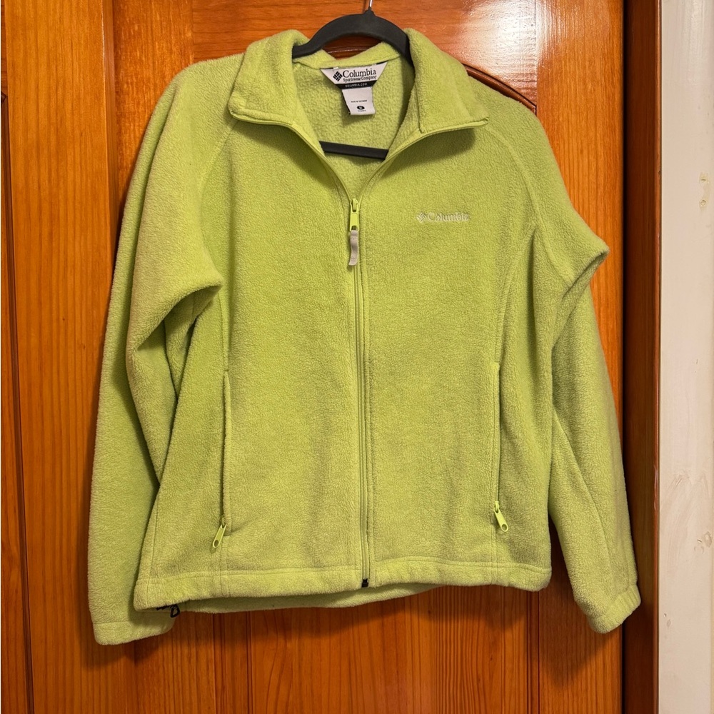 Columbia Lime Green Jacket Size M